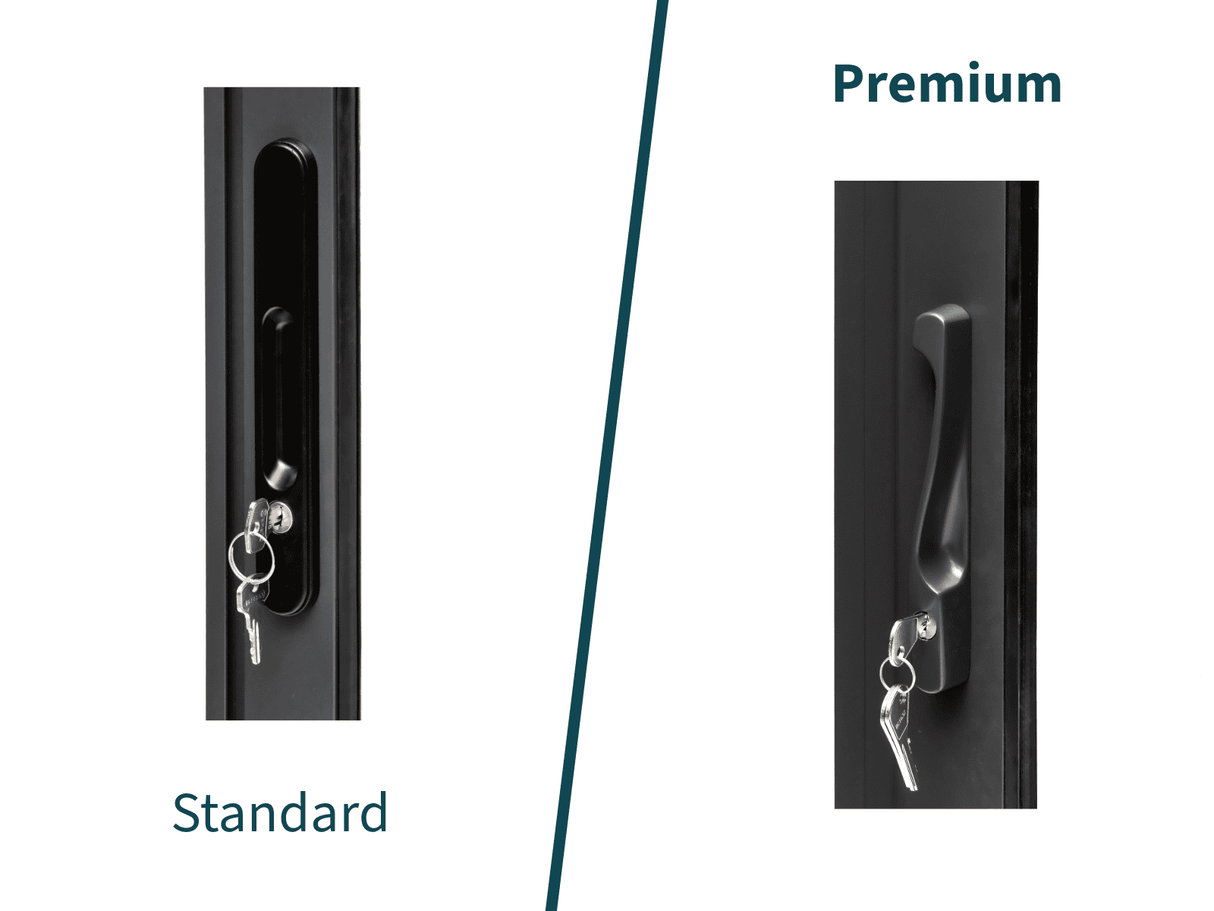 Bianca 202/502 (6x3m | 16.6m2) Large Glass Garden Room With Sliding Doors (Double Glazing Available) - Palmako UK