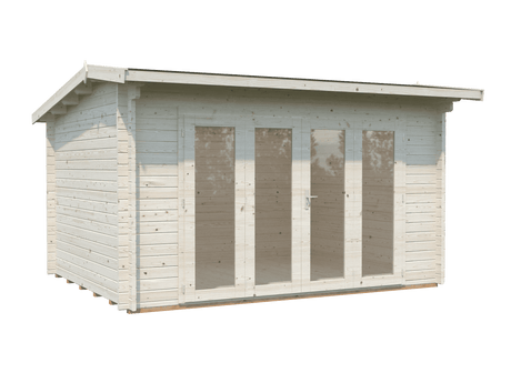 Ines M (3.2x4.1m | 11.1m2 | 44mm) Timber Sunroom with Double Glazed Bi-Fold Doors - Palmako UK