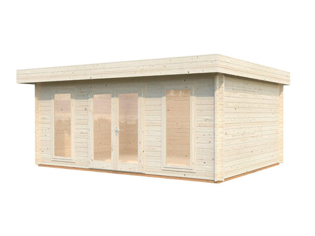 Bret M (5.5x4.1m | 19.9m2 | 44mm) Contemporary Summer House - Palmako UK