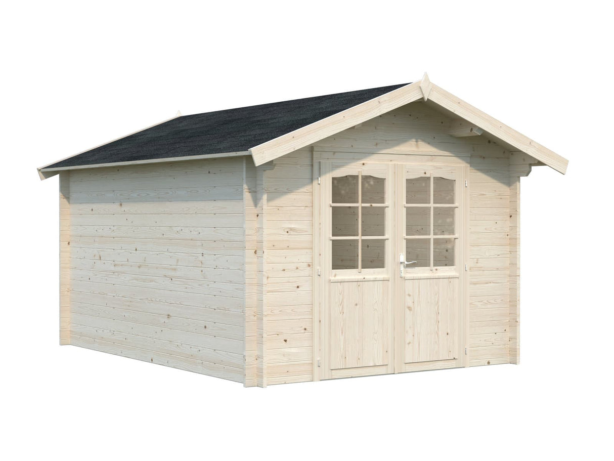 Lotta M (3x4m | 10.0m2 | 34mm) Traditional Garden Log Cabin - Palmako UK