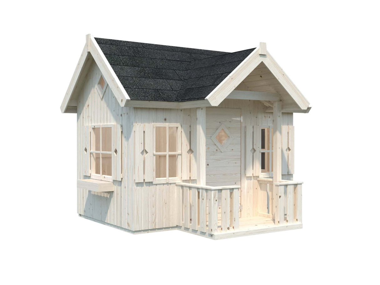 Jennie (2.3x1.6m | 3.6m2 | 16mm) Playhouse - Palmako UK