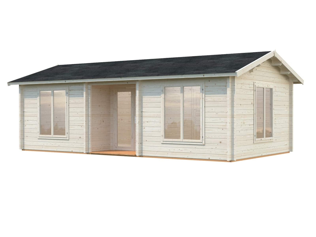 Anna M (7.7x4m | 26.8+1.9m2 | 70mm) Modern Two Room Timber Holiday Cottage - As Seen On Living Big In a Tiny House - Palmako UK