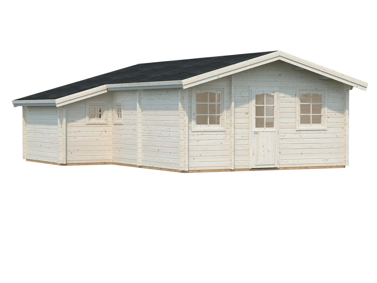 Emily (6.6x7.8m | 39.2m2 | 70mm) Traditional Timber Holiday House - Palmako UK
