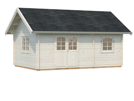 Sandra M (6.1x4.1m | 29.9m2 | 44mm) Three Room Traditional Holiday Log Cabin - Palmako UK