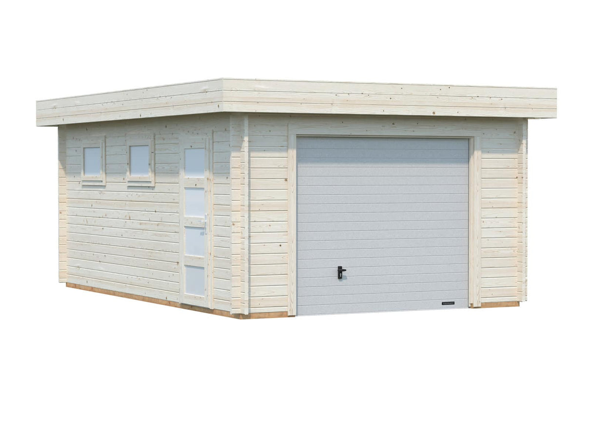 Rasmus (3.6x5.5m | 19.0m2 | 44mm) with Sectional Door - Palmako UK