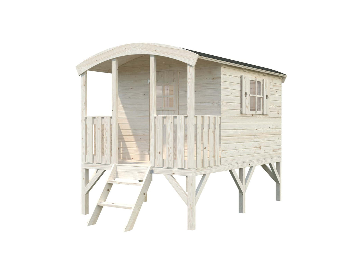 Huck (1.8x2m | 3.3m2 | 16mm) Playhouse - Palmako UK