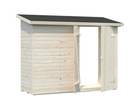 Leif XS (2.3x1m | 2.2m2) Add-on Garden Side Shed - Palmako UK