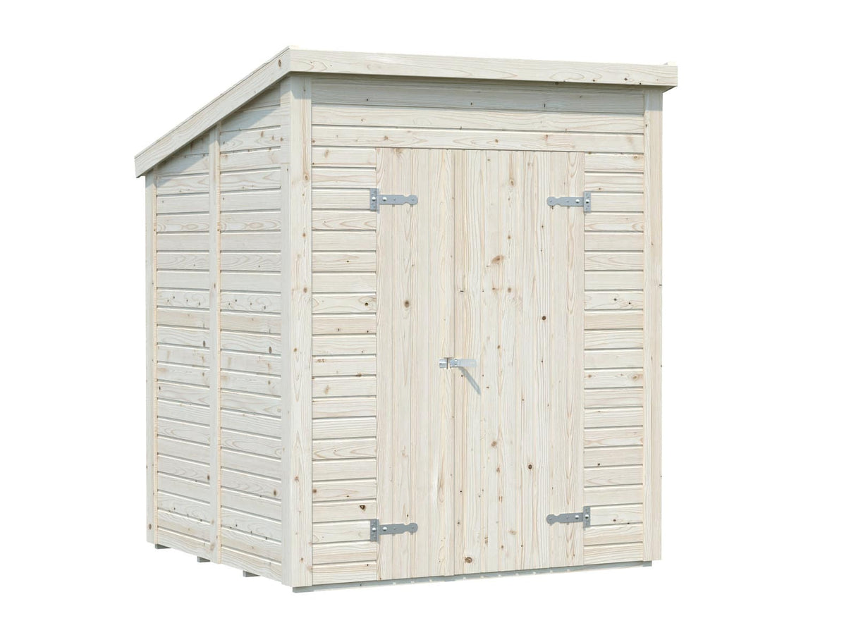 Leif S (1.8x1.7m | 3.0m2) Compact Garden Shed - Palmako UK