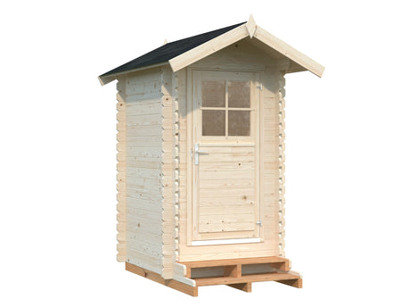 PuuCee_28_Premium (1,4x1,6m | 1,5m2 | 28mm) Log Shed - Palmako UK