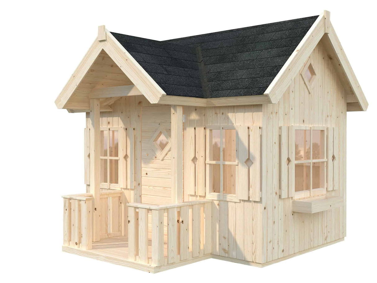 Jennie (2.3x1.6m | 3.6m2 | 16mm) Playhouse - Palmako UK