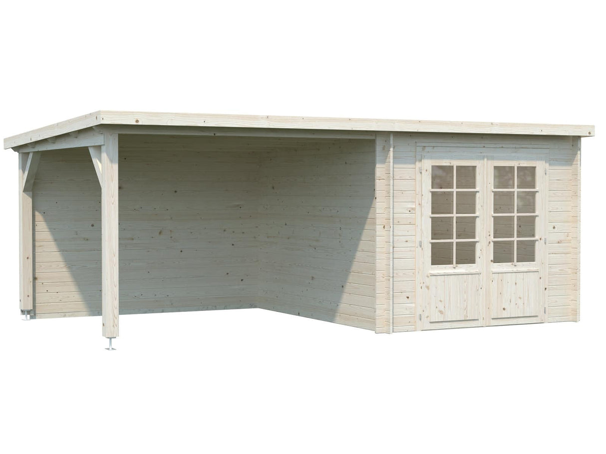 Ella (5.5x3.2m | 6.9+8.2m2 | 28mm) Roof Summer House - Palmako UK