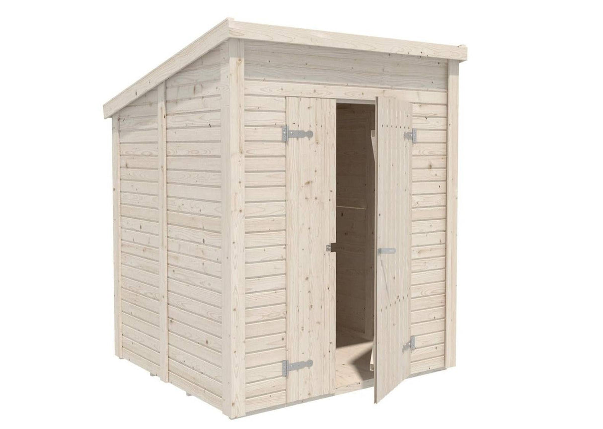 Leif S (1.8x1.7m | 3.0m2) Compact Garden Shed - Palmako UK