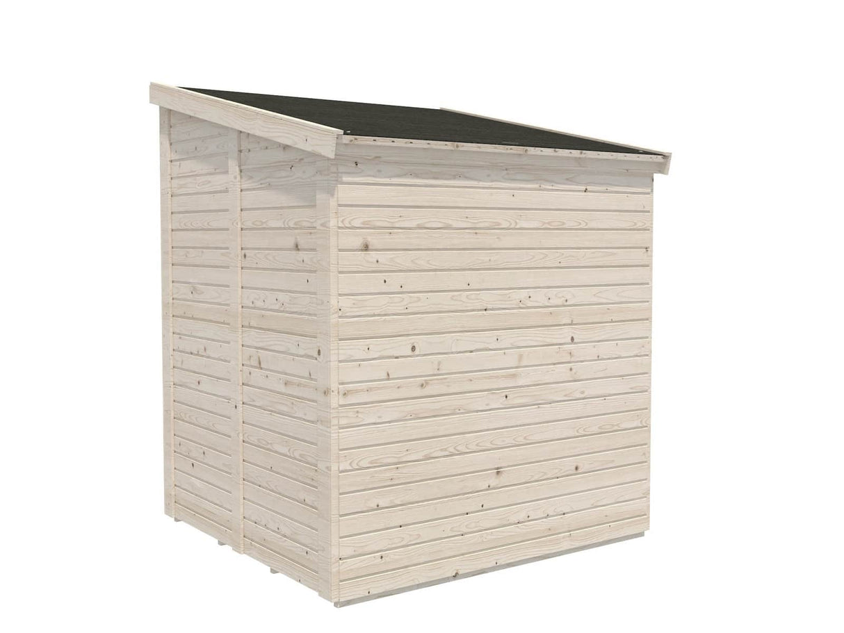 Leif S (1.8x1.7m | 3.0m2) Compact Garden Shed - Palmako UK