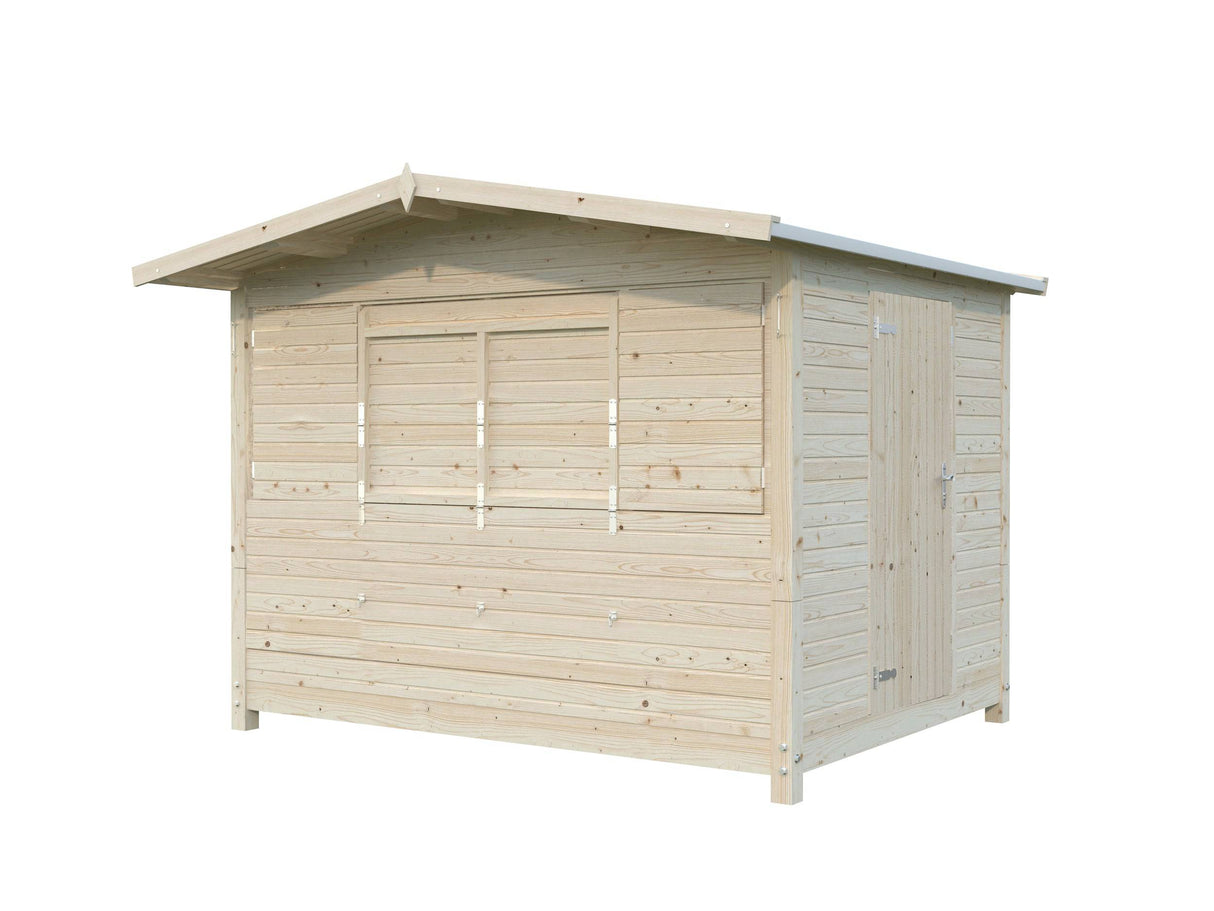Marian (3x2,3m | 6,2m2 | 16mm) Portable Timber Stall / Pop-Up Wooden Kiosk - Palmako UK
