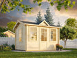 Claudia S (3.2x2.4m | 7.4m2 | 28mm) Compact Clockhouse Garden Room - Palmako UK
