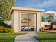 Lydia S (3x3m | 8m2 | 28mm) Compact Sliding Door Summer House with Endless possibilities - Guest Room, Home Gym or Summer Office - Palmako UK
