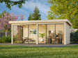 Lenna 402/702 (6x3m | 16.6m2) Glass Garden Room With Sliding Doors (Double Glazing Available) - Palmako UK