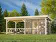 Lenna 404/704 (6x3m | 16.6m2) Glass Garden Room With Sliding Doors (Double Glazing Available) - Palmako UK