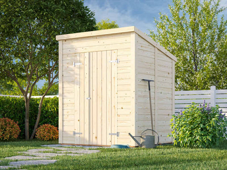 Leif S (1.8x1.7m | 3.0m2) Compact Garden Shed - Palmako UK