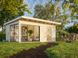 Andrea M (6.0x3m | 17.1m2 | 44mm) Garden Room with Sliding Doors (Double Glazing Available) - Palmako UK
