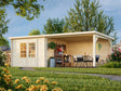 Ella (6.7x3.2m | 8.7+10.0m2 | 28mm) Roof Summer House - Palmako UK