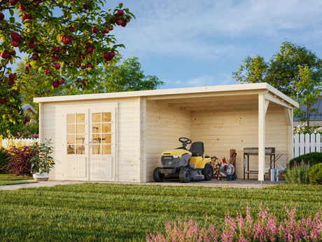 Ella (6.1x3.2m | 8.7+8.2m2 | 28mm) Roof Summer House - Palmako UK