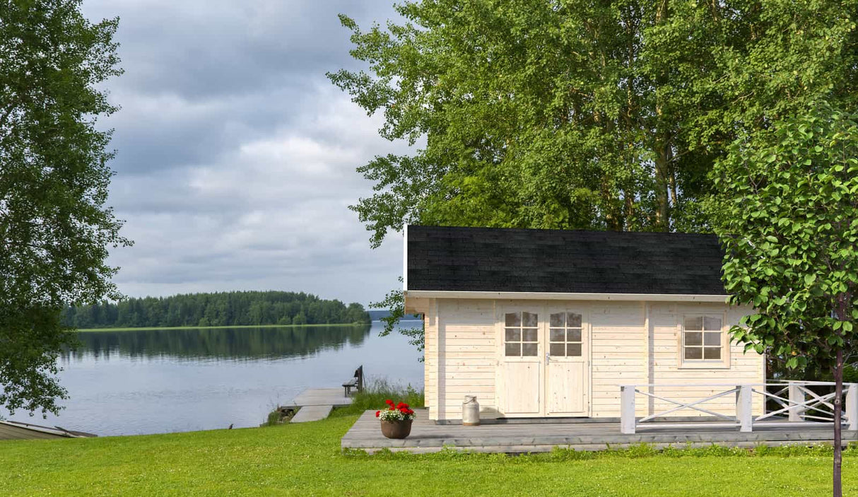 Sandra M (6.1x4.1m | 29.9m2 | 44mm) Three Room Traditional Holiday Log Cabin - Palmako UK