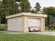 Rasmus (3.6x5.5m | 19.0m2 | 44mm) with Sectional Door - Palmako UK