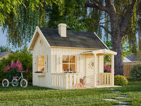 Otto (2.3x1.6m | 3.6m2 | 16mm) Playhouse - Palmako UK