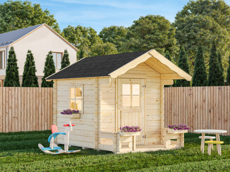 Sam (1.8x1.8m | 2.4m2 | 19mm) Playhouse - Palmako UK
