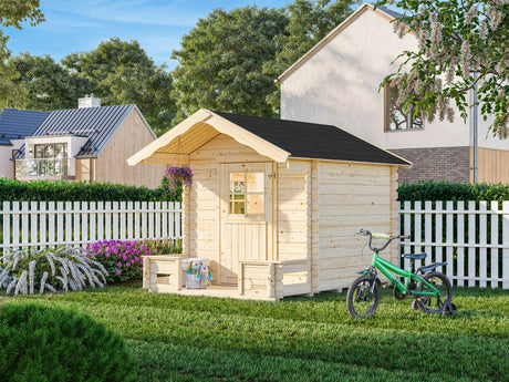 Stina (2x2m | 3.1m2 | 19mm) Playhouse - Palmako UK