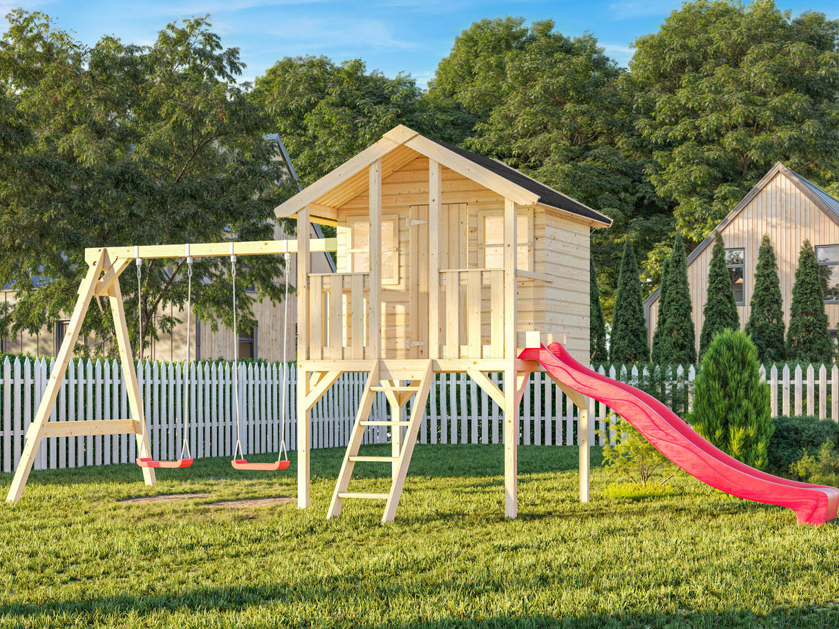 Toby (4.2x2.8m | 2.1m2 | 16mm) Set Playhouse - Palmako UK