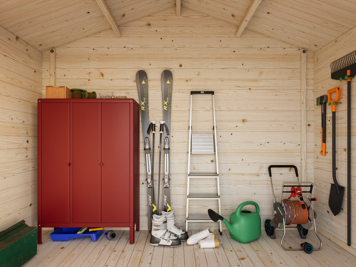 Vivian M (3x2.4m | 6.9m2 | 28mm) Compact Garden Log Cabin - Palmako UK