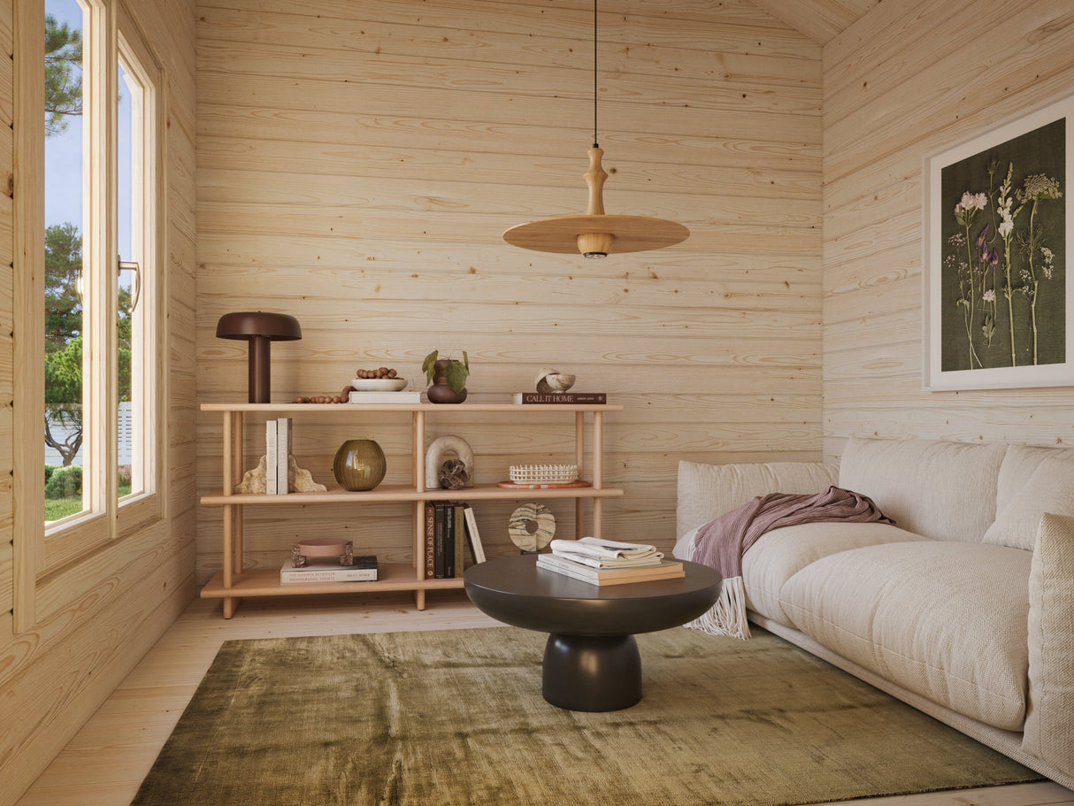 Anna L (8x5m | 26.8m2 | 70mm) Spacious Three Room Timber Garden House - Palmako UK