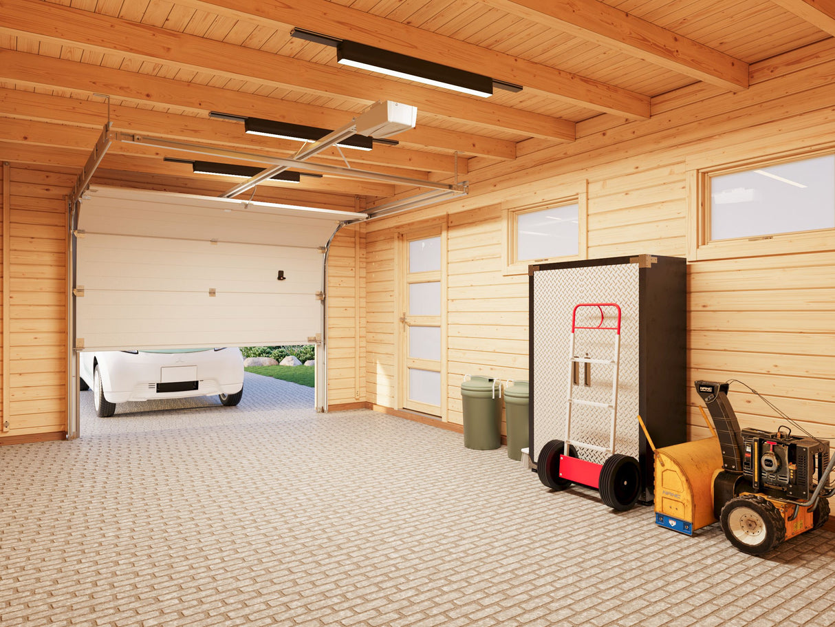 Rasmus (3.6x5.5m | 19.0m2 | 44mm) with Sectional Door - Palmako UK