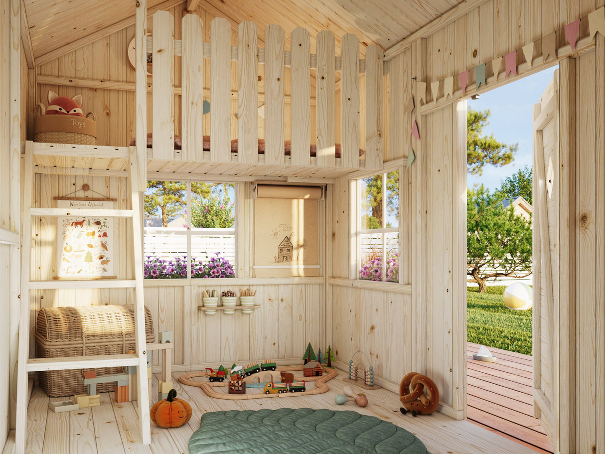 Grete (2.3x1.8m | 3.7m2 | 16mm) Playhouse - Palmako UK