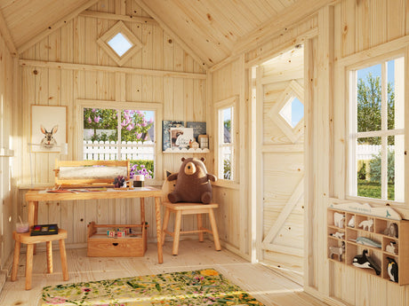 Jennie (2.3x1.6m | 3.6m2 | 16mm) Playhouse - Palmako UK