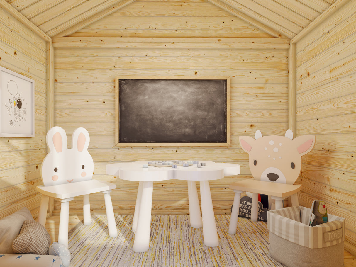 Toby (4.2x2.8m | 2.1m2 | 16mm) Set Playhouse - Palmako UK