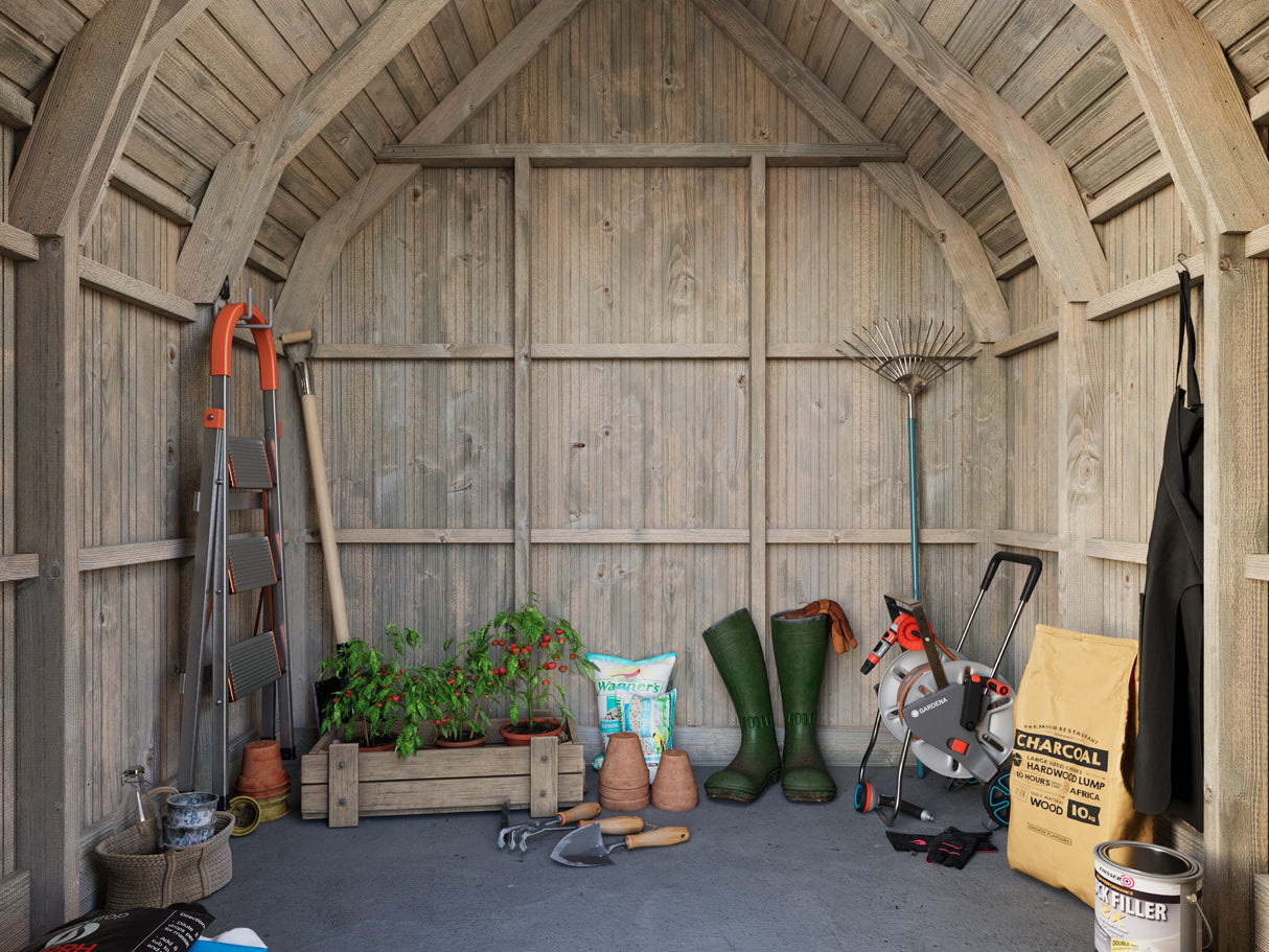 Emilia (2.4x1.9m | 4.0m2 | 18mm) Addon Shed for Emilia Greenhouses - Palmako UK