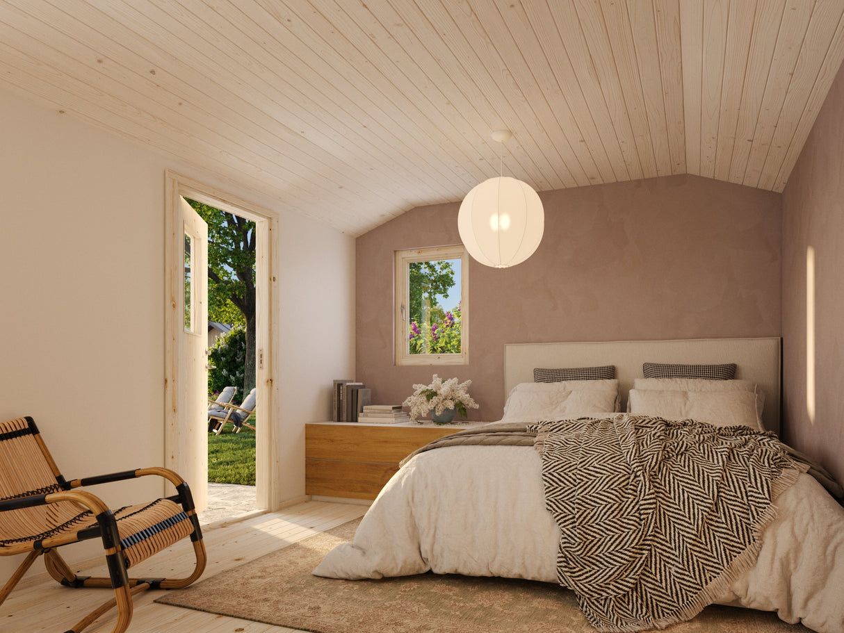 Hedwig (3.3x4.5m | 13.8m2) Modern Nordic Garden Room - Palmako UK