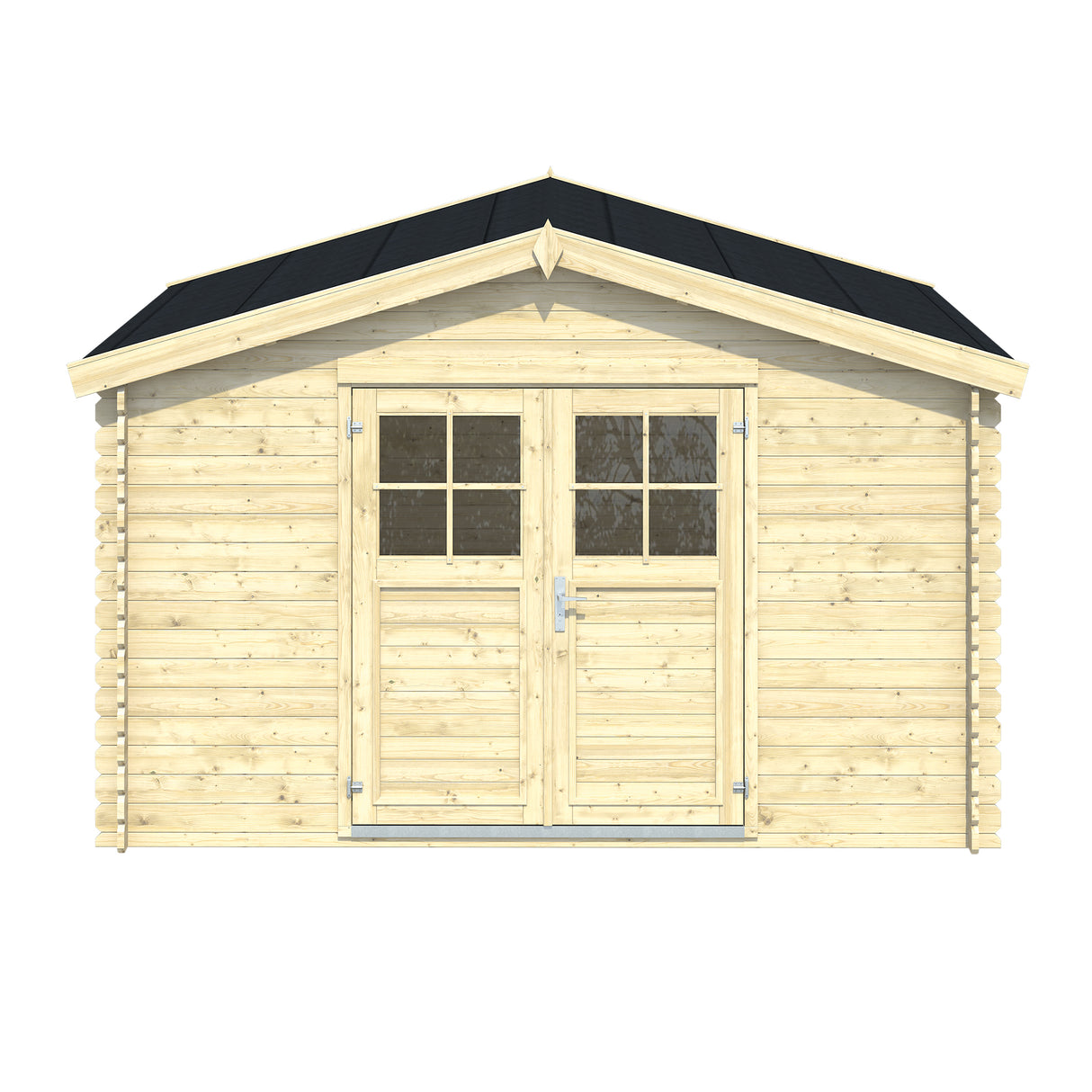 BELAIA 8,9m2 - 28 mm Log Shed - Palmako UK