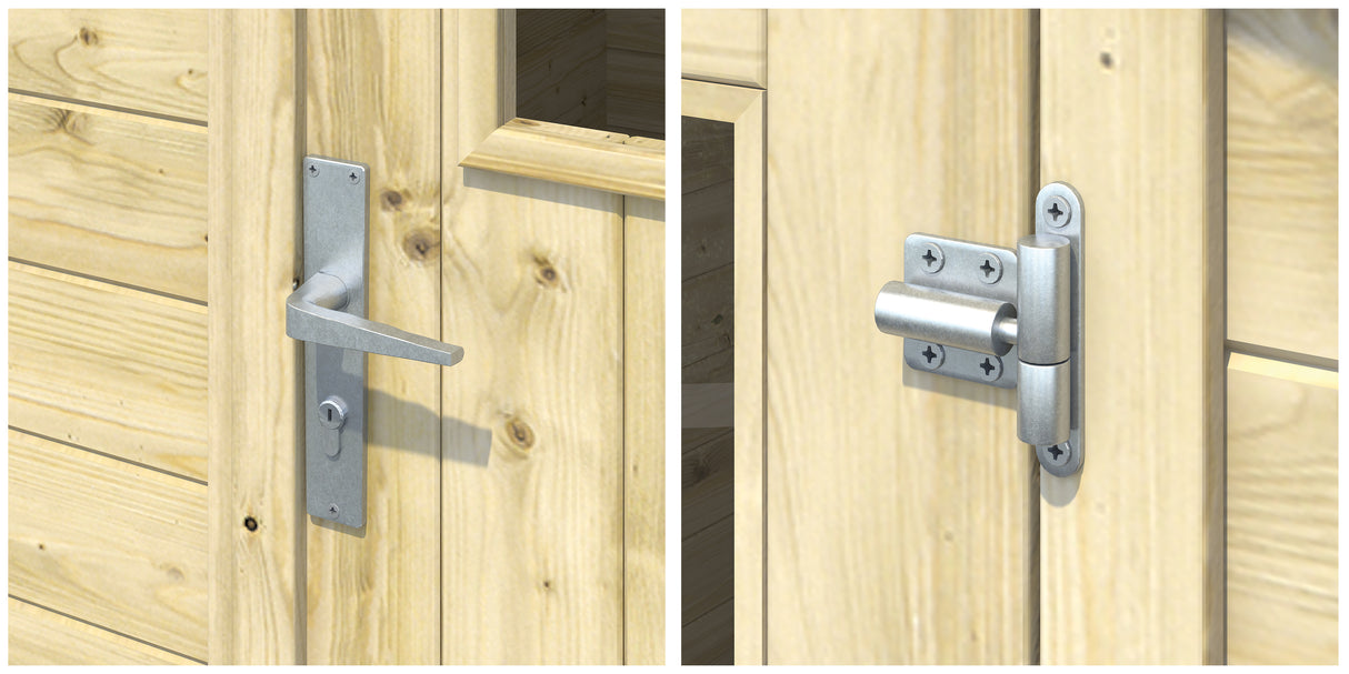 BELAIA 8,9m2 - 28 mm Log Shed - Palmako UK