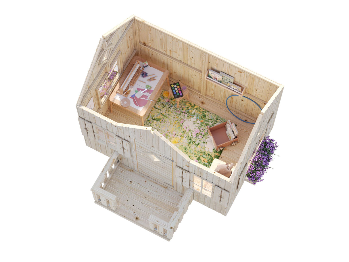 Jennie (2.3x1.6m | 3.6m2 | 16mm) Playhouse - Palmako UK