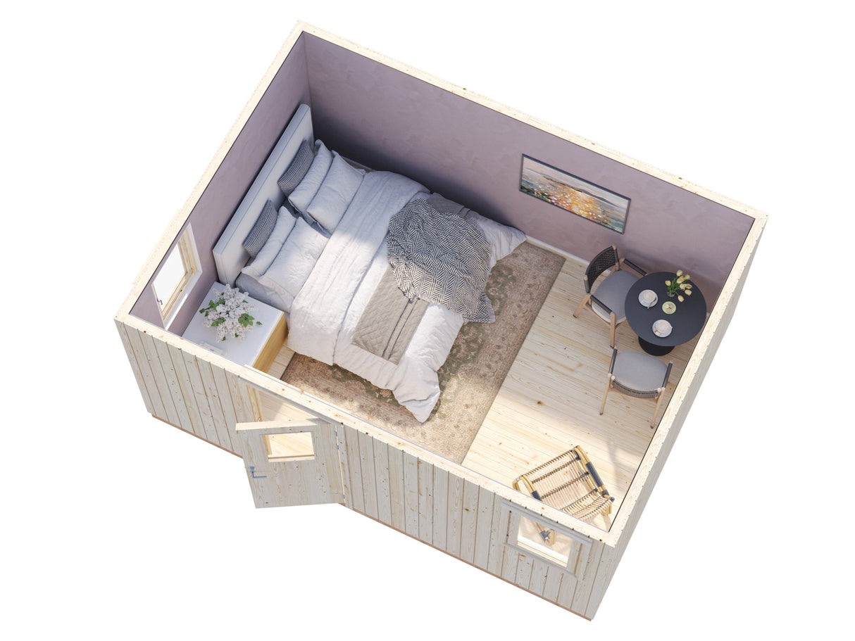 Hedwig (3.3x4.5m | 13.8m2) Modern Nordic Garden Room - Palmako UK