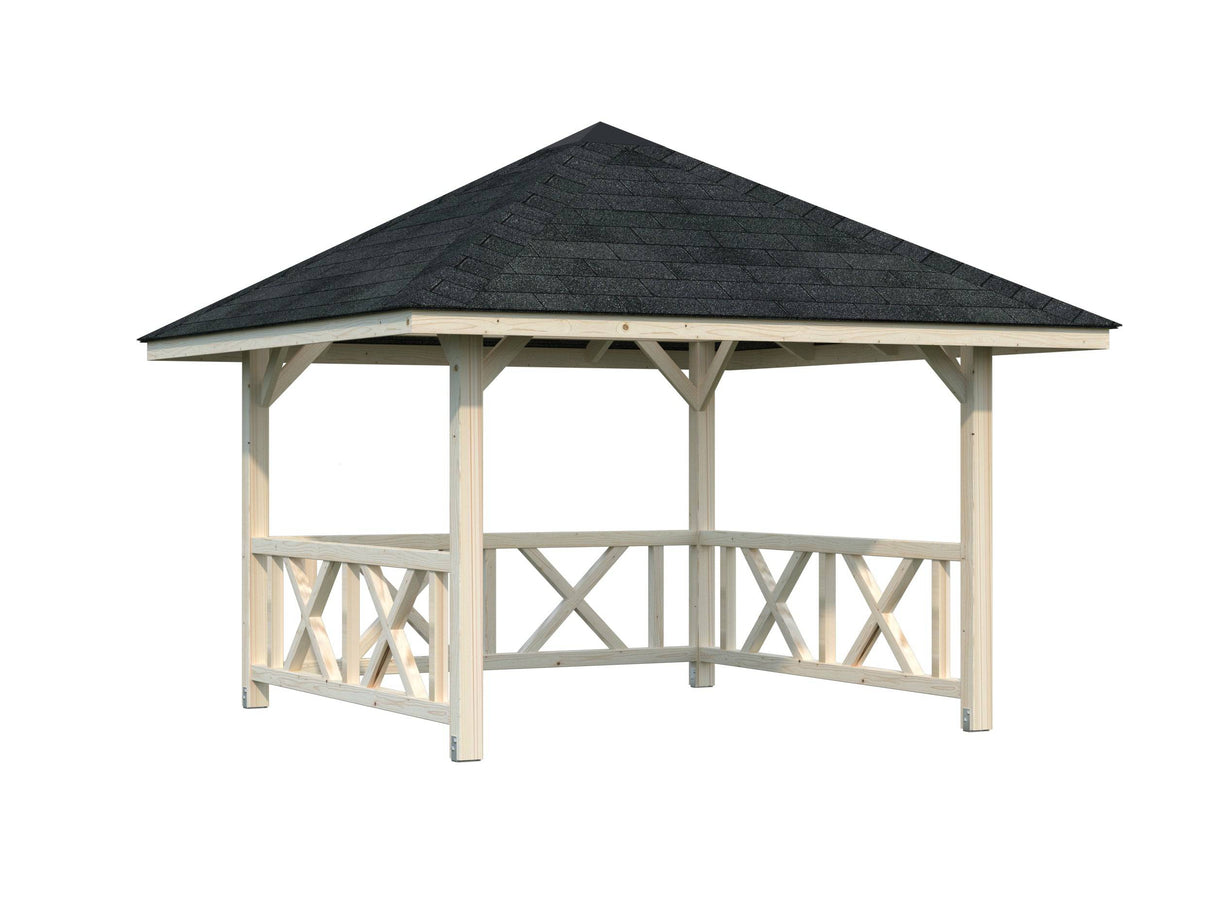 Bianca 101 (3x3m | 8.3m2) Sturdy Garden Gazebo - Palmako UK