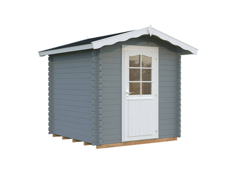 Vivian S (2x2m | 3.8m2 | 28mm) Compact Garden Log Cabin - Palmako UK