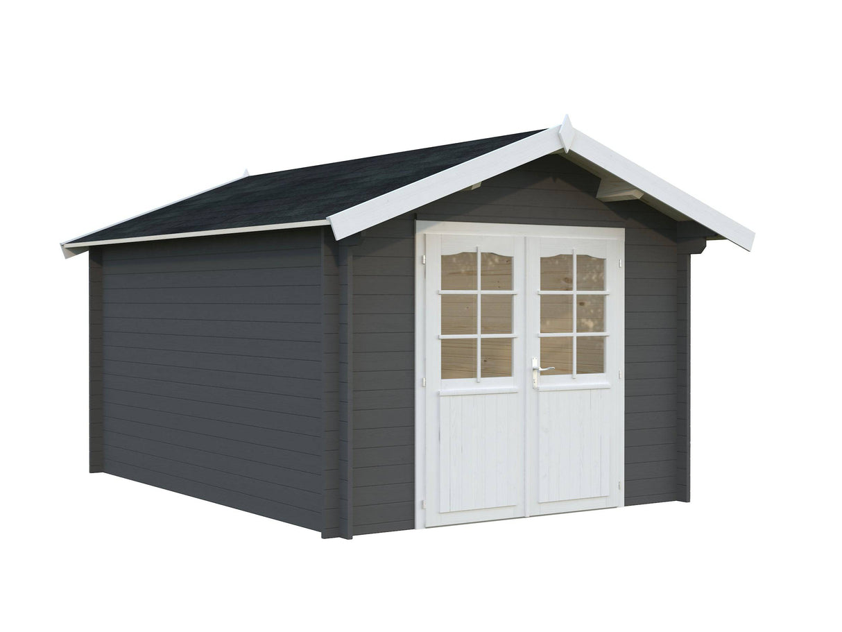 Lotta M (3x4m | 10.0m2 | 34mm) Traditional Garden Log Cabin - Palmako UK