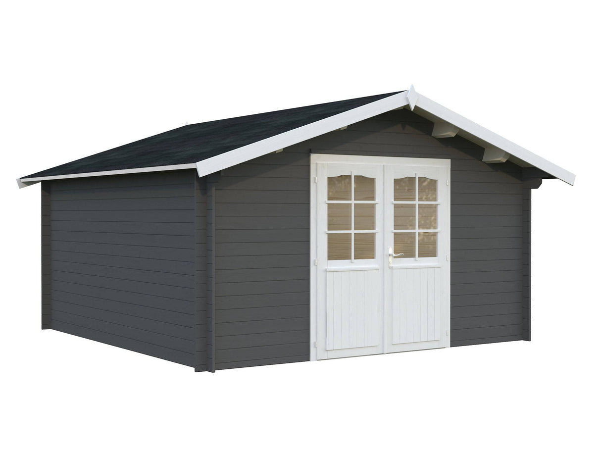 Lotta L (4x4m | 13.9m2 | 34mm) Traditional Square Garden Log Cabin - Palmako UK