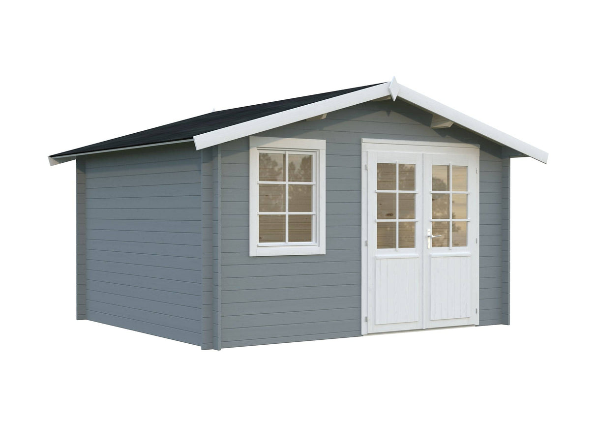 Klara M (3.5x3m | 10.4m2 | 28mm) Compact Garden Log Cabin - Palmako UK