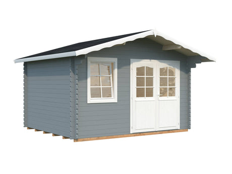 Emma M (3.8x3.2m | 10.4m2 | 34mm) Alpine Style Log Cabin - Palmako UK